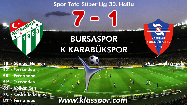 Bursaspor 7 - K Karabükspor 1