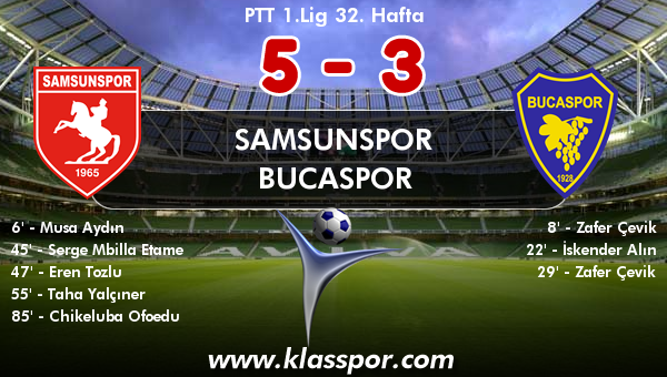 Samsunspor 5 - Bucaspor 3