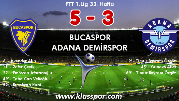 Bucaspor 5 - Adana Demirspor 3