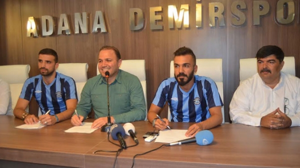 Adana Demirspor'da çifte transfer