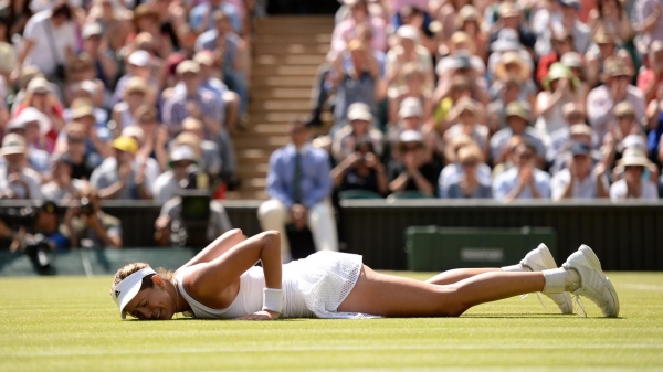 Wimbledon'da ilk finalist Muguruza!