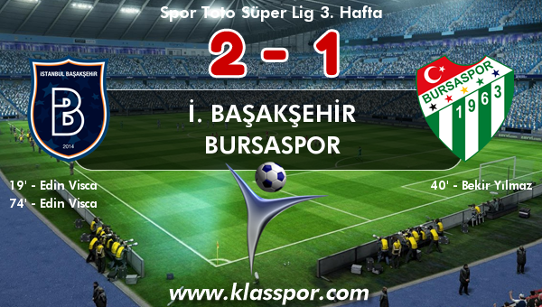 İ. Başakşehir 2 - Bursaspor 1