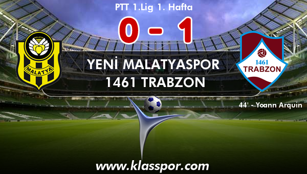 Yeni Malatyaspor 0 - 1461 Trabzon 1