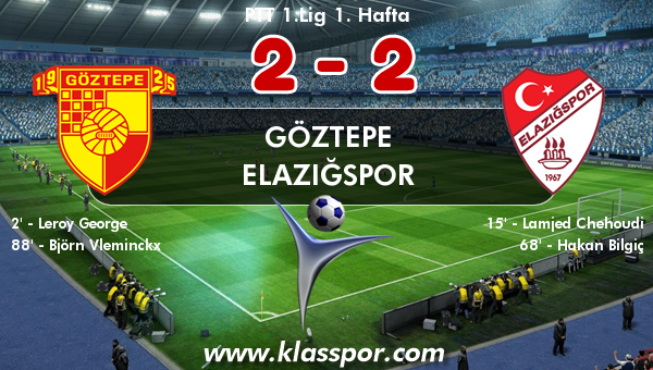 Göztepe 2 - Elazığspor 2