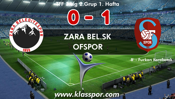 Zara Bel.SK 0 - Ofspor 1