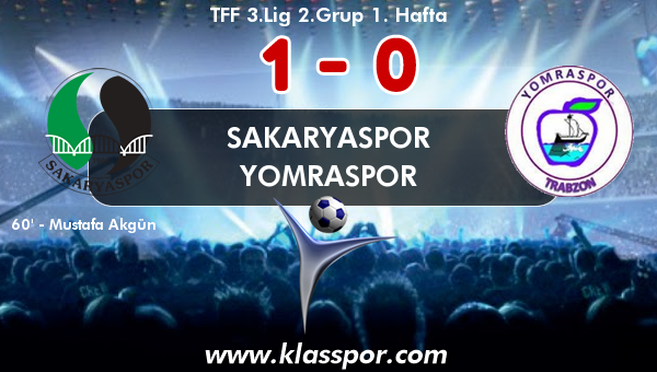 Sakaryaspor 1 - Yomraspor 0