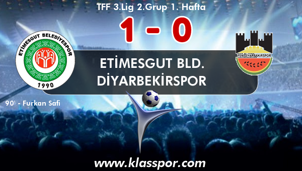 Etimesgut Bld. 1 - Diyarbekirspor 0