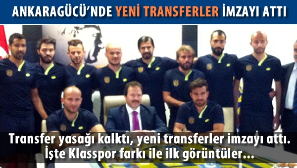 Ankaragücü'nün yeni transferleri imzayı attı