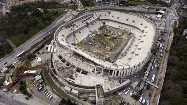 Vodafone Arena'da çalışmalara başlandı