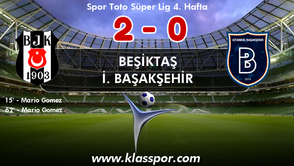 Beşiktaş 2 - İ. Başakşehir 0