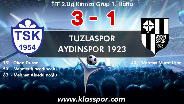 Tuzlaspor 3 - Aydınspor 1923 1