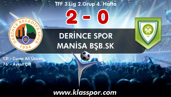 Derince Spor 2 - Manisa BŞB.SK 0