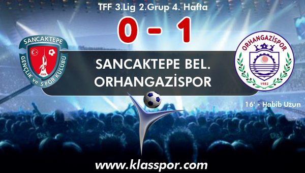 Sancaktepe Bel. 0 - Orhangazispor 1