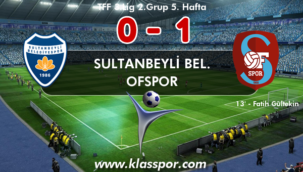 Sultanbeyli Bel. 0 - Ofspor 1