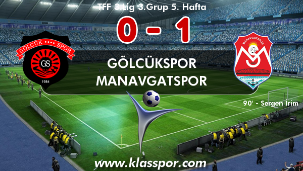 Gölcükspor 0 - Manavgatspor 1