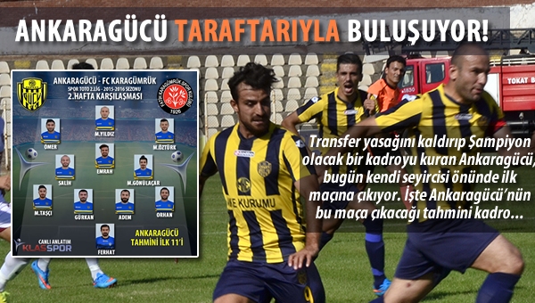 Ankaragücü 142 gün sonra taraftarıyla buluşuyor