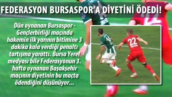 Federasyon, Bursaspor'a diyetini ödedi...