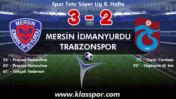 Mersin İdmanyurdu 3 - Trabzonspor 2