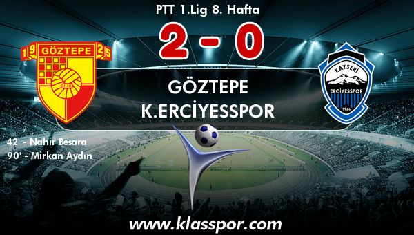 Göztepe 2 - K.Erciyesspor 0