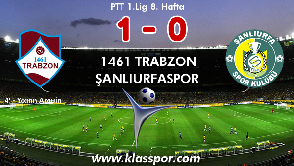 1461 Trabzon 1 - Şanlıurfaspor 0