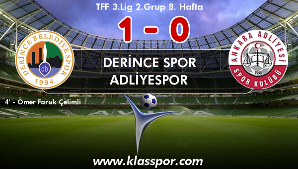 Derince Spor 1 - Adliyespor 0