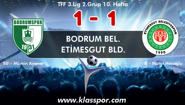 Bodrum Bel. 1 - Etimesgut Bld. 1