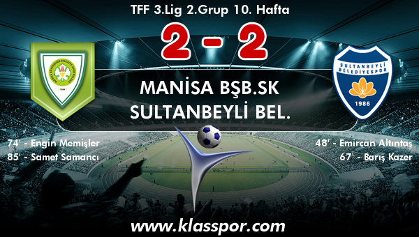 Manisa BŞB.SK 2 - Sultanbeyli Bel. 2