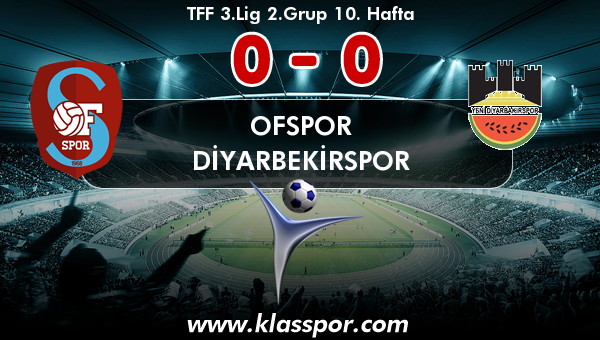 Ofspor 0 - Diyarbekirspor 0