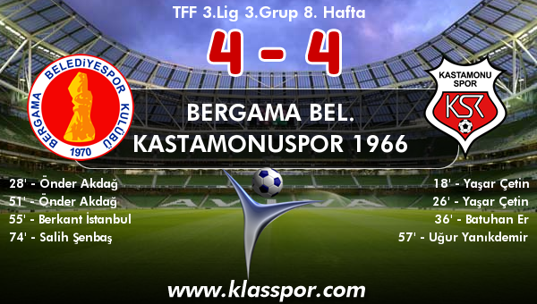 Bergama Bel. 4 - Kastamonuspor 1966 4