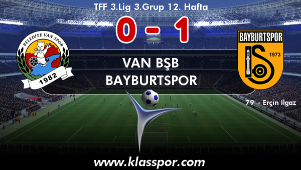 Van BŞB 0 - Bayburtspor 1