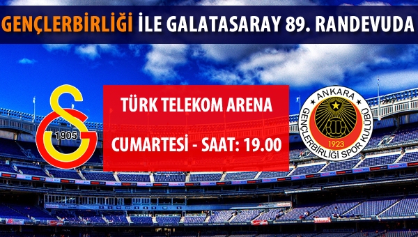 Gençlerbirliği ile Galatasaray 89. randevuda