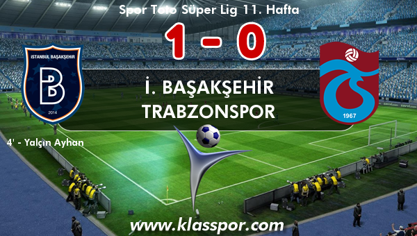 İ. Başakşehir 1 - Trabzonspor 0