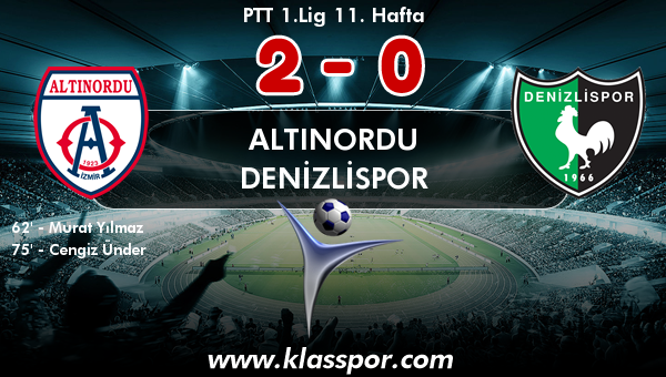 Altınordu 2 - Denizlispor 0