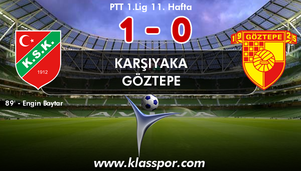 Karşıyaka 1 - Göztepe 0