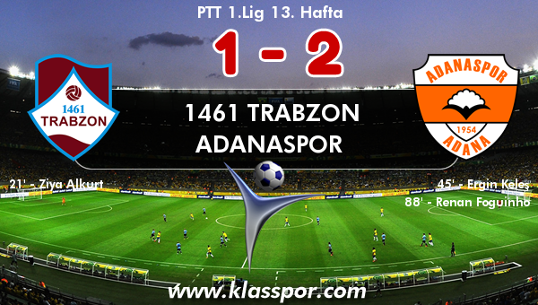 1461 Trabzon 1 - Adanaspor 2
