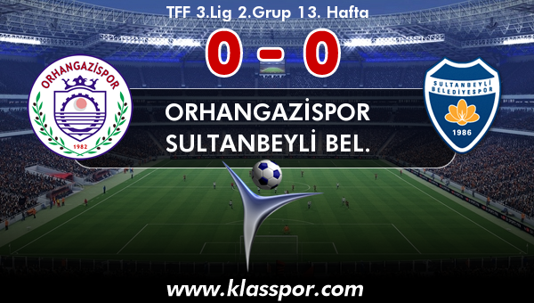 Orhangazispor 0 - Sultanbeyli Bel. 0