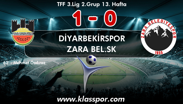 Diyarbekirspor 1 - Zara Bel.SK 0