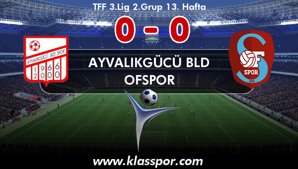 Ayvalıkgücü Bld 0 - Ofspor 0