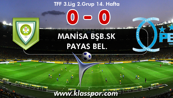 Manisa BŞB.SK 0 - Payas Bel. 0