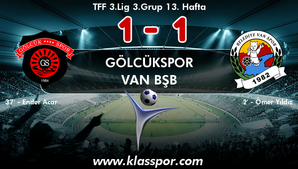 Gölcükspor 1 - Van BŞB 1