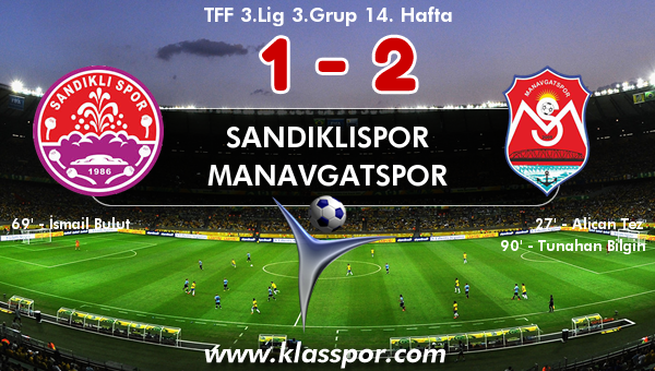 Sandıklıspor 1 - Manavgatspor 2