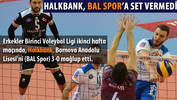 Halkbank, İzmir'de set vermedi