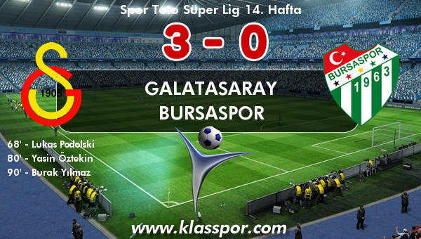 Galatasaray 3 - Bursaspor 0