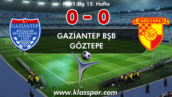 Gaziantep BŞB 0 - Göztepe 0