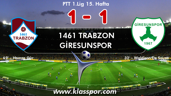 1461 Trabzon 1 - Giresunspor 1