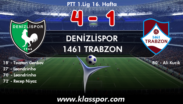 Denizlispor 4 - 1461 Trabzon 1