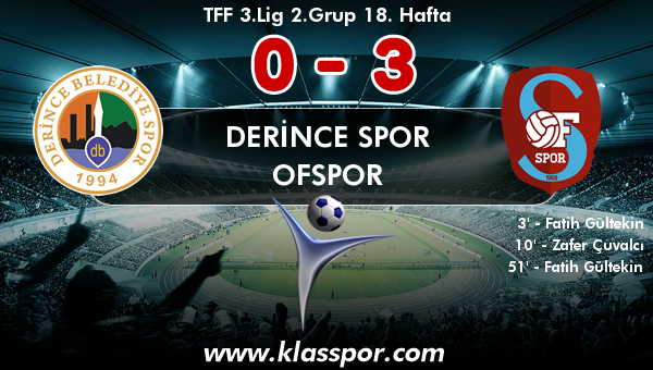 Derince Spor 0 - Ofspor 3