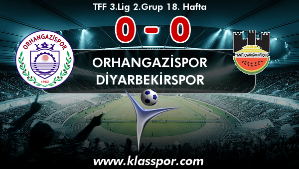 Orhangazispor 0 - Diyarbekirspor 0