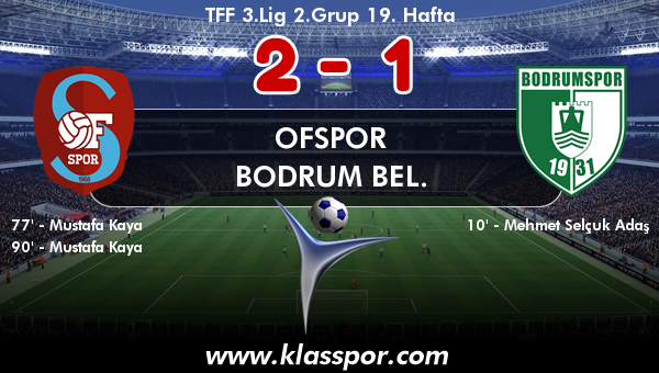 Ofspor 2 - Bodrum Bel. 1