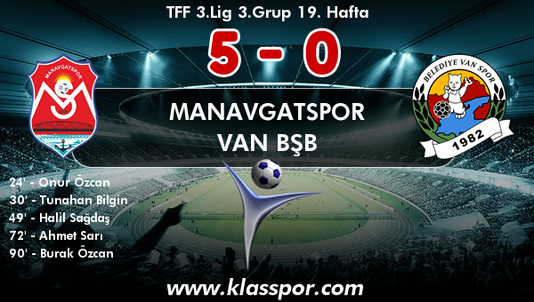 Manavgatspor 5 - Van BŞB 0